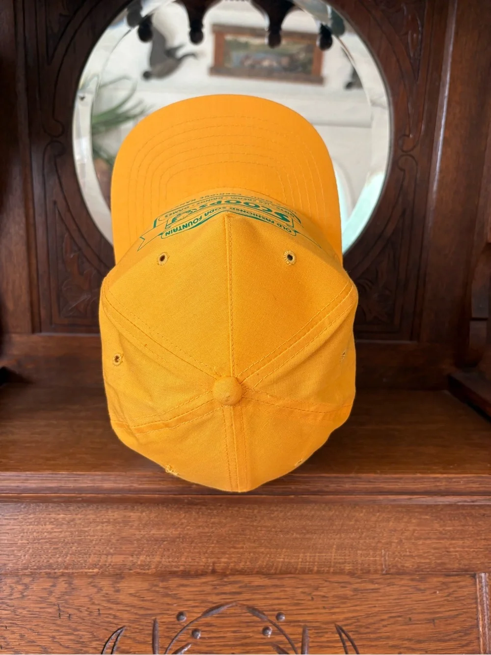 SCOOPS Vintage Yellow Logo Trucker Hat